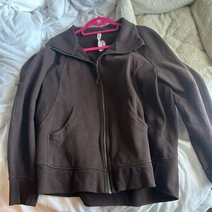 Scuba oversize full length full zip funnel neck M/L